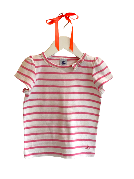 T-Shirt Petit Bateau Streifen (Gr. 4Y/104cm)